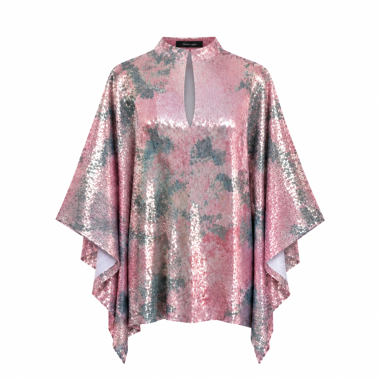 High Neck Sequin Blouse