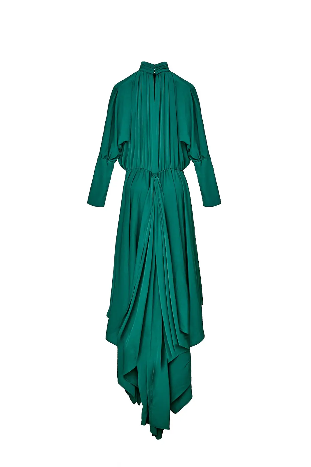 Mira Handkerchief Turtleneck Dress